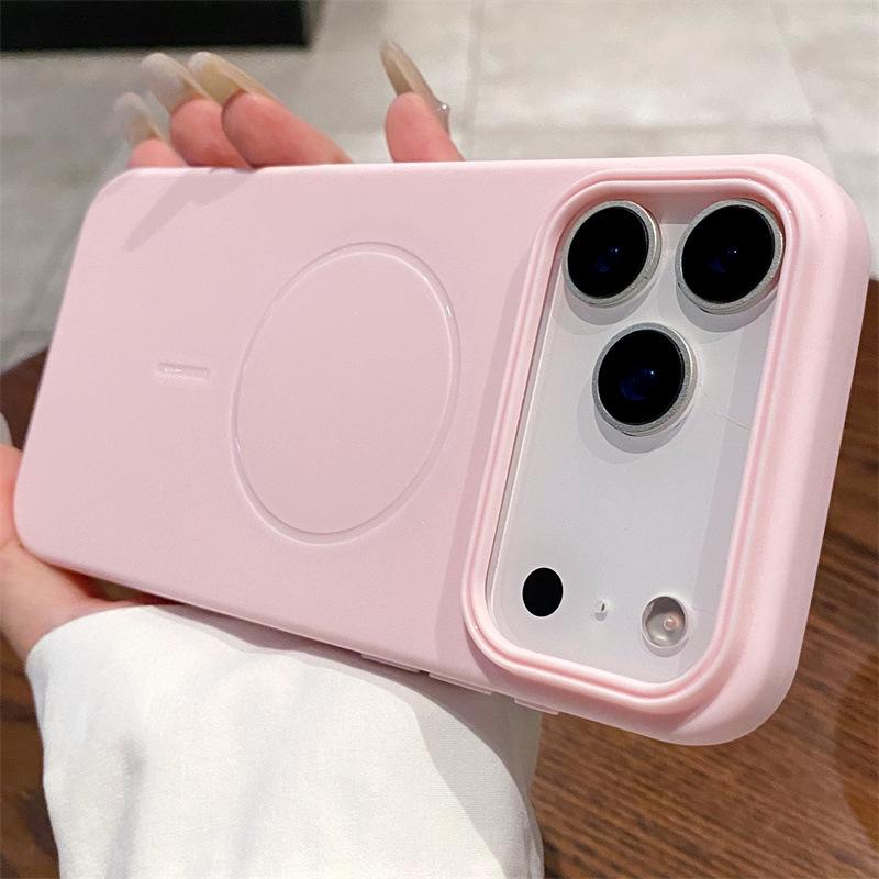 Frosted Magnetic Ring Case for iPhone 17 Pro Max, Compatible with Apple 16/15/14/13/12.