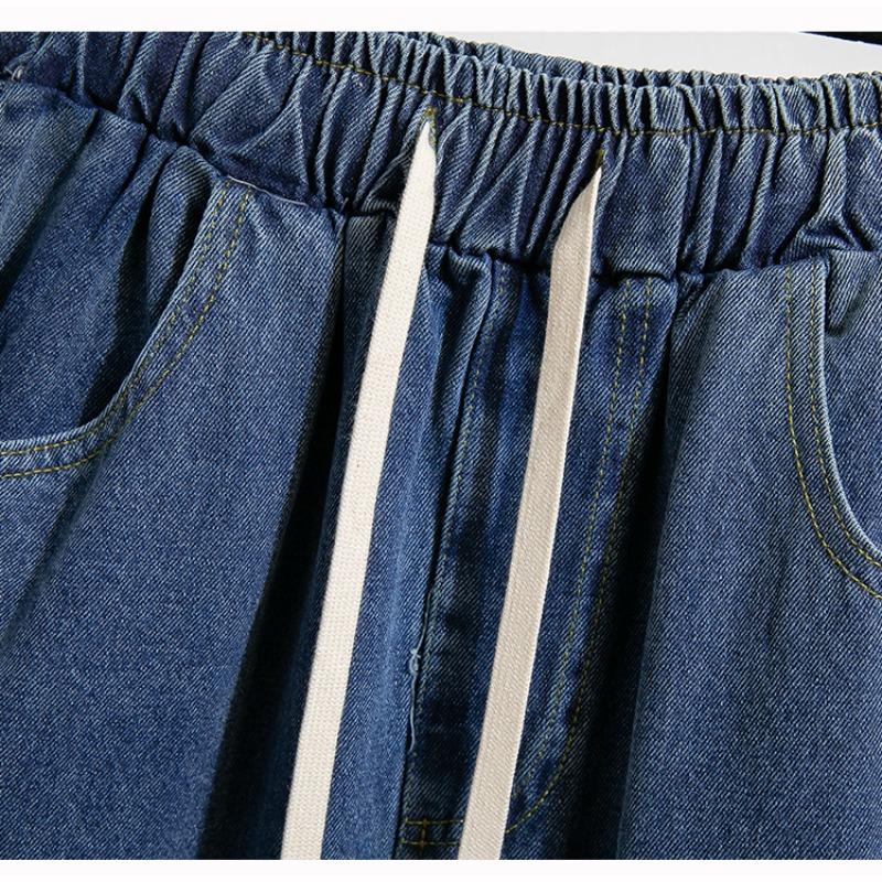 Dimanaf 2025 Podzim Nadměrné velikosti Harlen Džíny Nové Dámské Oblečení Modré Módní Volné Sklady Vintage Kalhoty