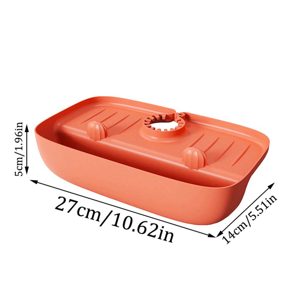 Faucet Splash Proof Drain Rack, Anti Slip Countertop Pad, Kitchen Cloth, Sponge Wiping Drain Storage Rack