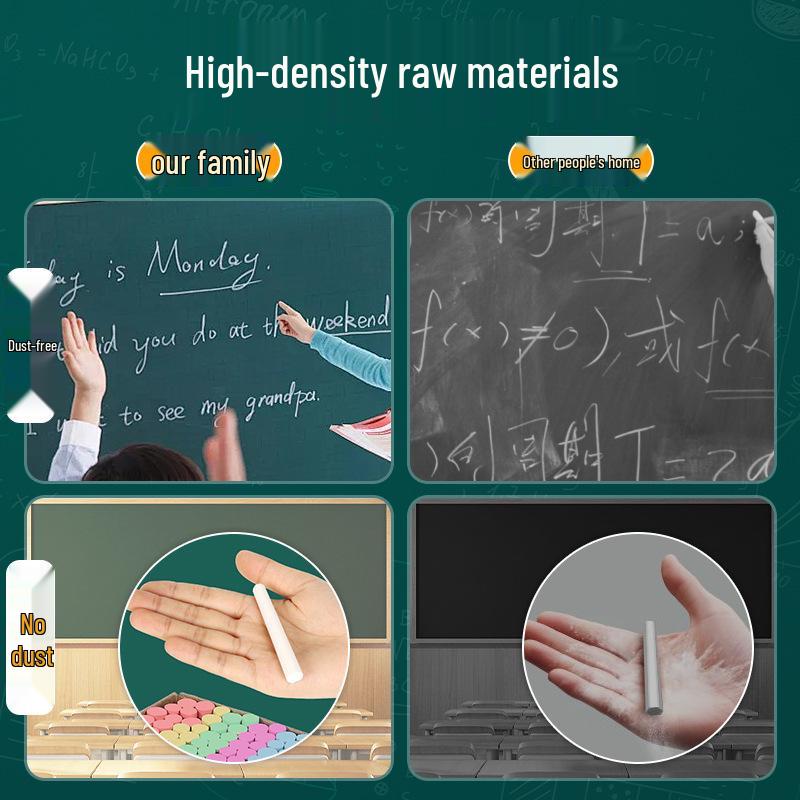 Dust-Free Safe Colored Chalk for Blackboard and Bulletin Board Painting