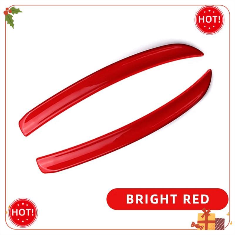 Durable-For MINI F55 F56 Red Car Rear Trunk Roof Spoilers Primer Auto Tail Wing Decoration Exterior Modification Protective Part