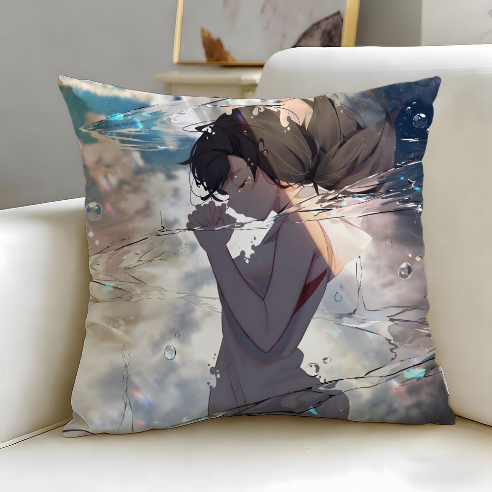 Stylish Wweathering With Youable Cushion Cover Soft EasyWash Pillow Case Versatile for Couch Bed Travel and Office