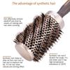 Anti Static Nano Technology Ceramic Ionic Hair Styling Comb with Retractable Separating Pin