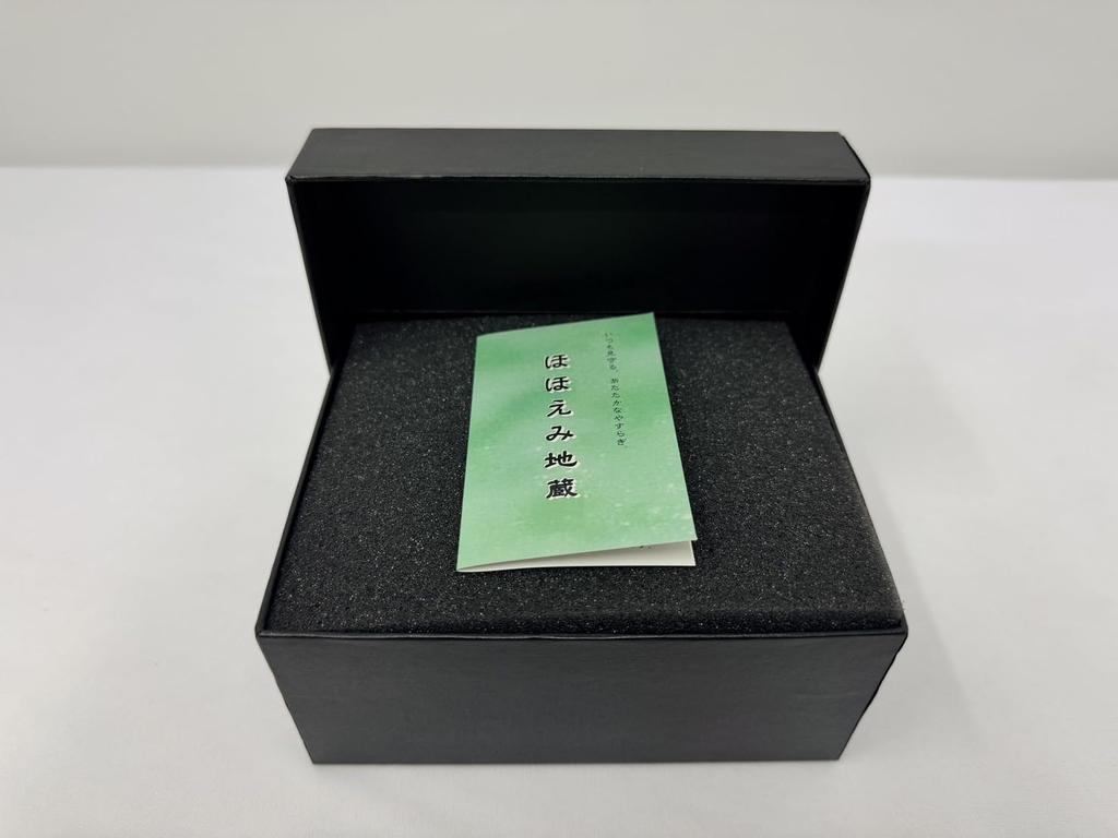 Smiling Jizo Statue At Rokusuin Temple, Stone Buddha Statue, Traditional Craft, Supervised by Yoshiko Shimo, Ornament for Interior Decoration