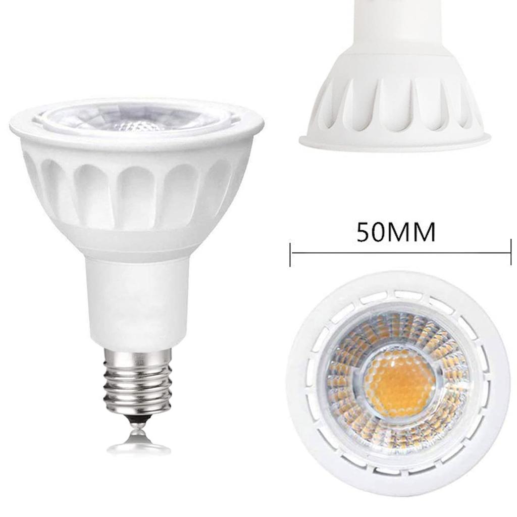 ZSSXOLED E17 LED Spotlight, E17 Base, 5W LED, E17 Bulb, 50W Halogen Equivalent, Dimmable, Energy-Saving, Long Life, PSE Certified, for General Home