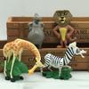 4pcs Madagascar Movie Action Figures Cake Toppers Animal Penguin Kids Toys Gift