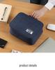 Waterproof Multi-layer Digital Travel Storage Bag for Cables, Earphones, and Makeup - Unisex & Fashionable