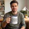 Caneca de Café Engraçada Esta Pode Ser Café Pode Ser Sobrevivência Caneca 350ml Caneca de Cerâmica Resistente ao Calor com Frase Sarcástica Caneca Colorida para Escritório para Café Chá