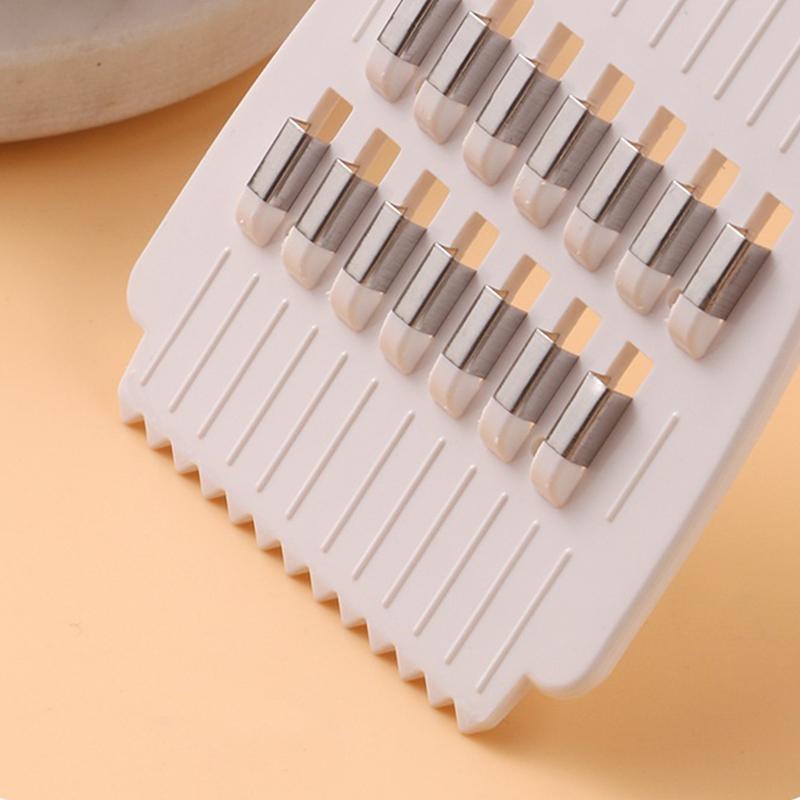 

Терка из нержавеющей стали Бытовая овощерезка Шинковка редиса и картофеля Овощная терка Кухонный гаджет 1PCS