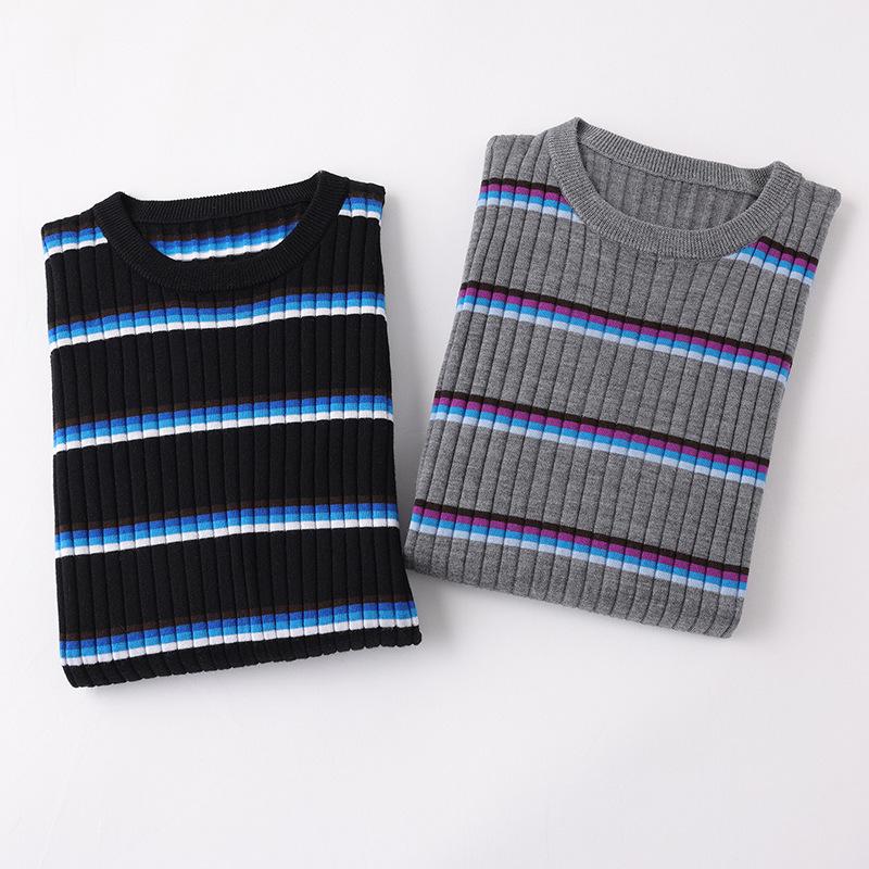 Leka Sha 100% Pure Wool Round Neck Long Sleeve Base Layer Pullover