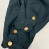 Chanel VINTAGE Matelasse Button Shirt Jacket Jacket greenUsed