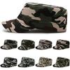 Camouflage Flat Cap Snapback Hat Adjustable Classic Fashion Soldier Sunshade Sun Hats Summer Hunting Hiking Outdoor Sun Caps