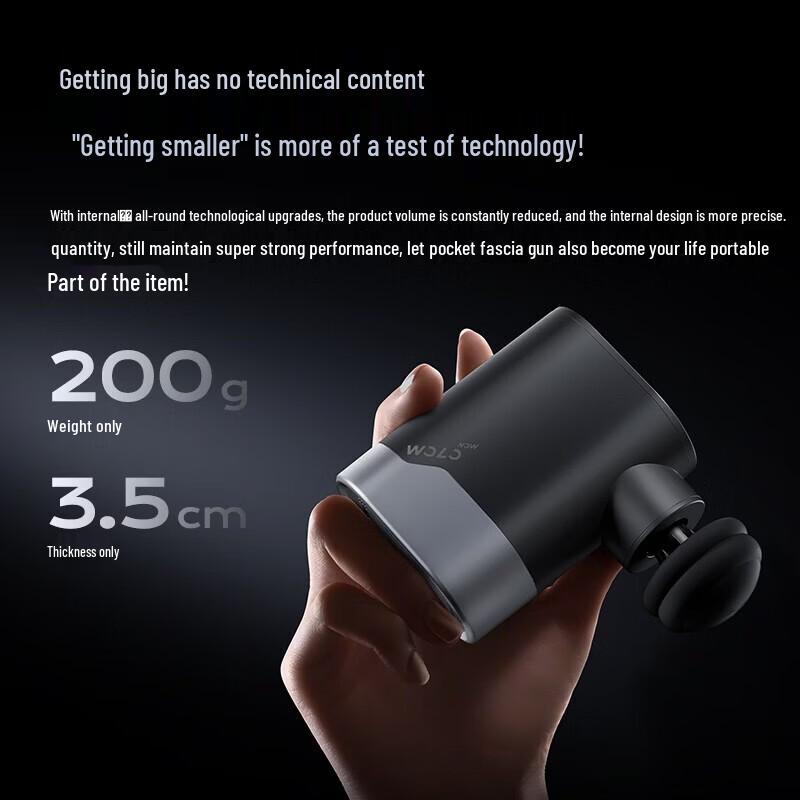 WOLONOW Mini Pocket Muscle Massager CN plug (adapter included)