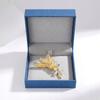 Ear Bouquet Brooch With Stone Elegant Pinets