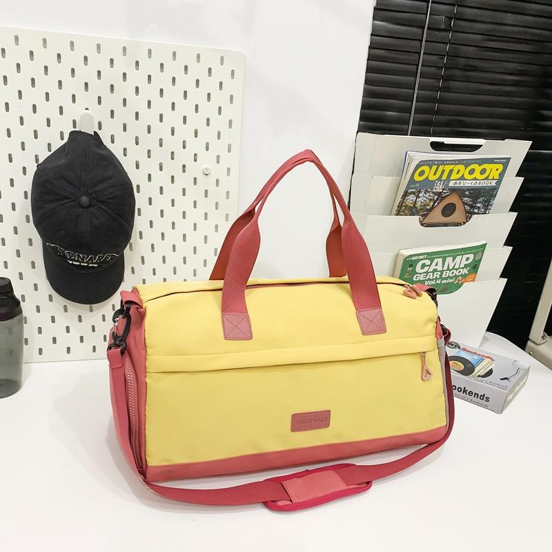 Duża pojemność torba podróżna damska torba do przechowywania suchych i mokrych rzeczy oddzielna torba bagażowa męska sportowa lekka torba fitness z oddzielonymi torbami na buty