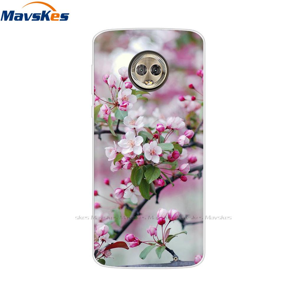 Silicon Case For Moto G6 Plus Case Full Protection Soft Tpu Back Cover On For Motorola MotoG6 G6 Play Bumper Phone Shell Coque