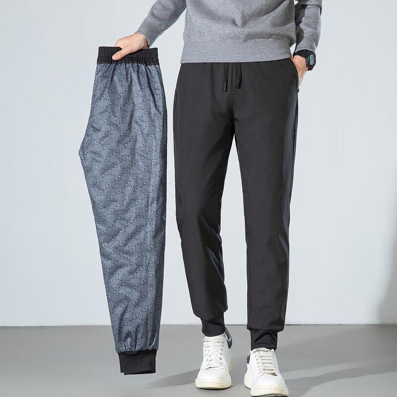 

XueZhongFei Men s 3-Proof Winter Warm Goose Down Jogger Pants 195