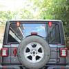 ABS Car Leaf Panel Air Vent  Decoration Tailgate Glass Hinge Tailgate Handle Shell Cover For Jeep Wrangler JL 2018 Up 4-Door  Exterior Accessories
