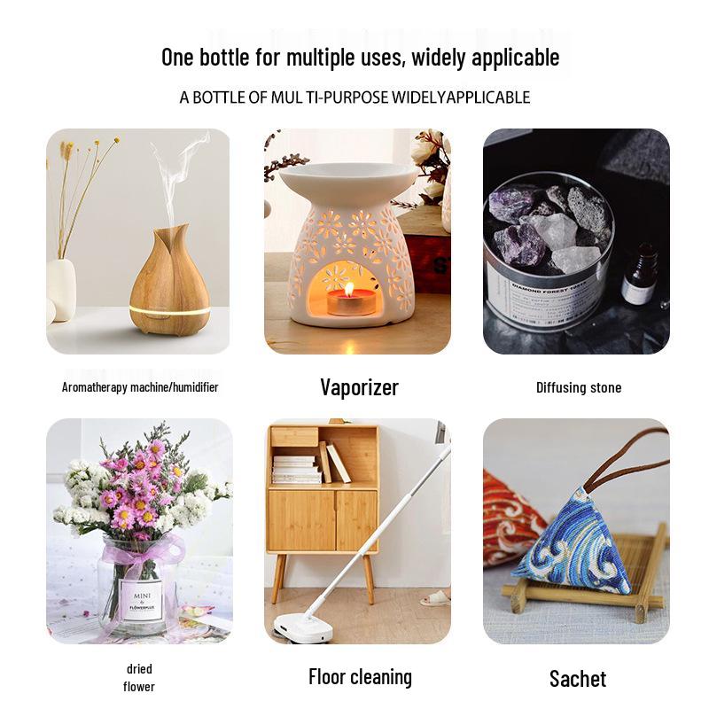 10ml Water-Soluble Aromatherapy Essential Oil - Lavender, Sandalwood, Rose Fragrance for Home Diffuser