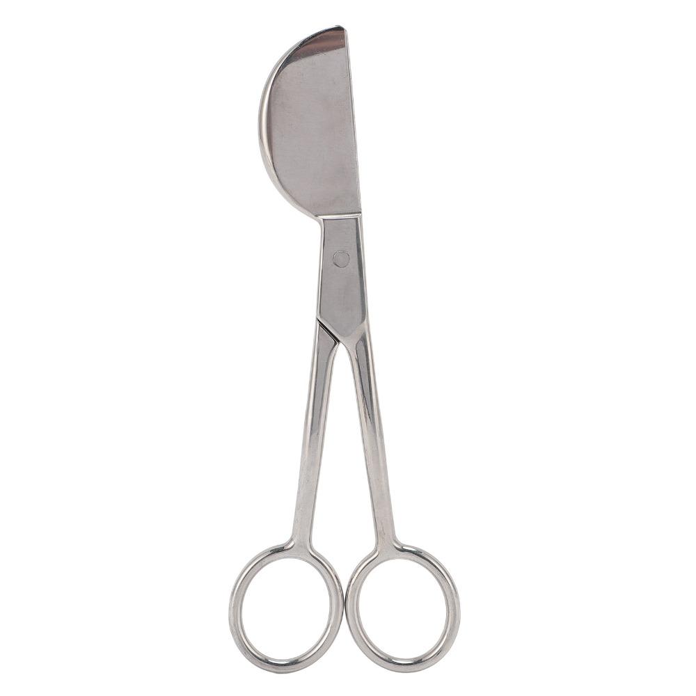 Double Bent Handle Duckbill Scissors 6 Inch Curved Offset Handle Carpet Scissors Silver Tufting Scissors Fabric Sewing