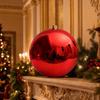 Glossy Tree Ornament with Gold Cap Easy to Hang Decoration Sturdy for Mantel