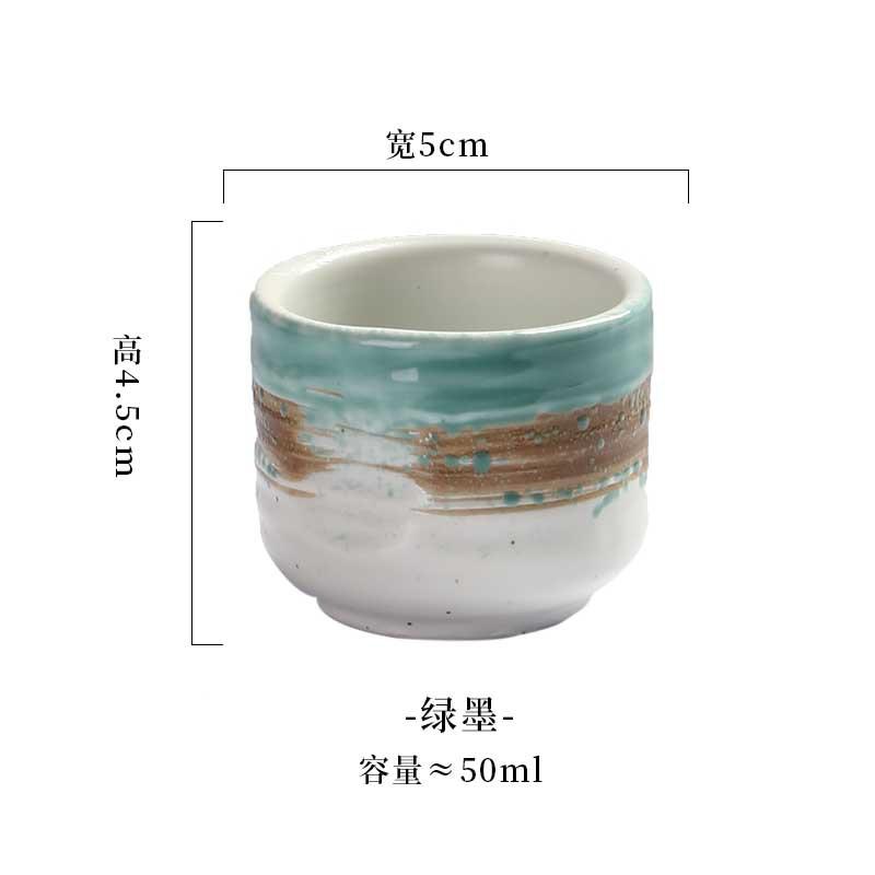 Japanische Sake-Flasche 400ml 190ml Keramik Kreatives Weinglas Kneipe Weinzubehör Haushalt Sake-Tasse Spender 50ml Retro Teetasse