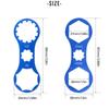 2pcs Aluminum Alloys Bicycles Front Fork Caps Wrench Removal & Installation Spanner Bicycles Bottom Brackets Removal Tool