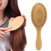 Massage Nanmu Comb Handheld Labor-Saving Round Tooth Comb Non-Damaging Hair Women Long Hair Household Rubber Air Cushion Comb