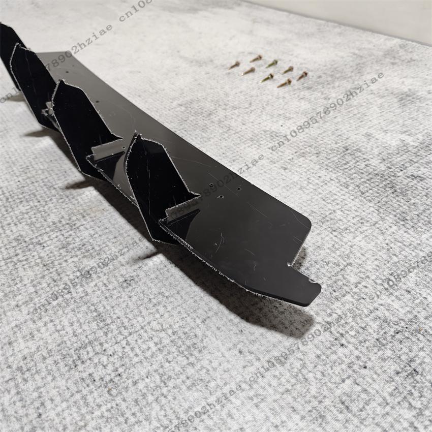 Diffusore Posteriore Stile Maxton Per Mercedes Classe CLA C118 CLA35 CLA45 AMG 2019-2024 Splitter Flusso d'Aria Posteriori Nero Lucido Accessori