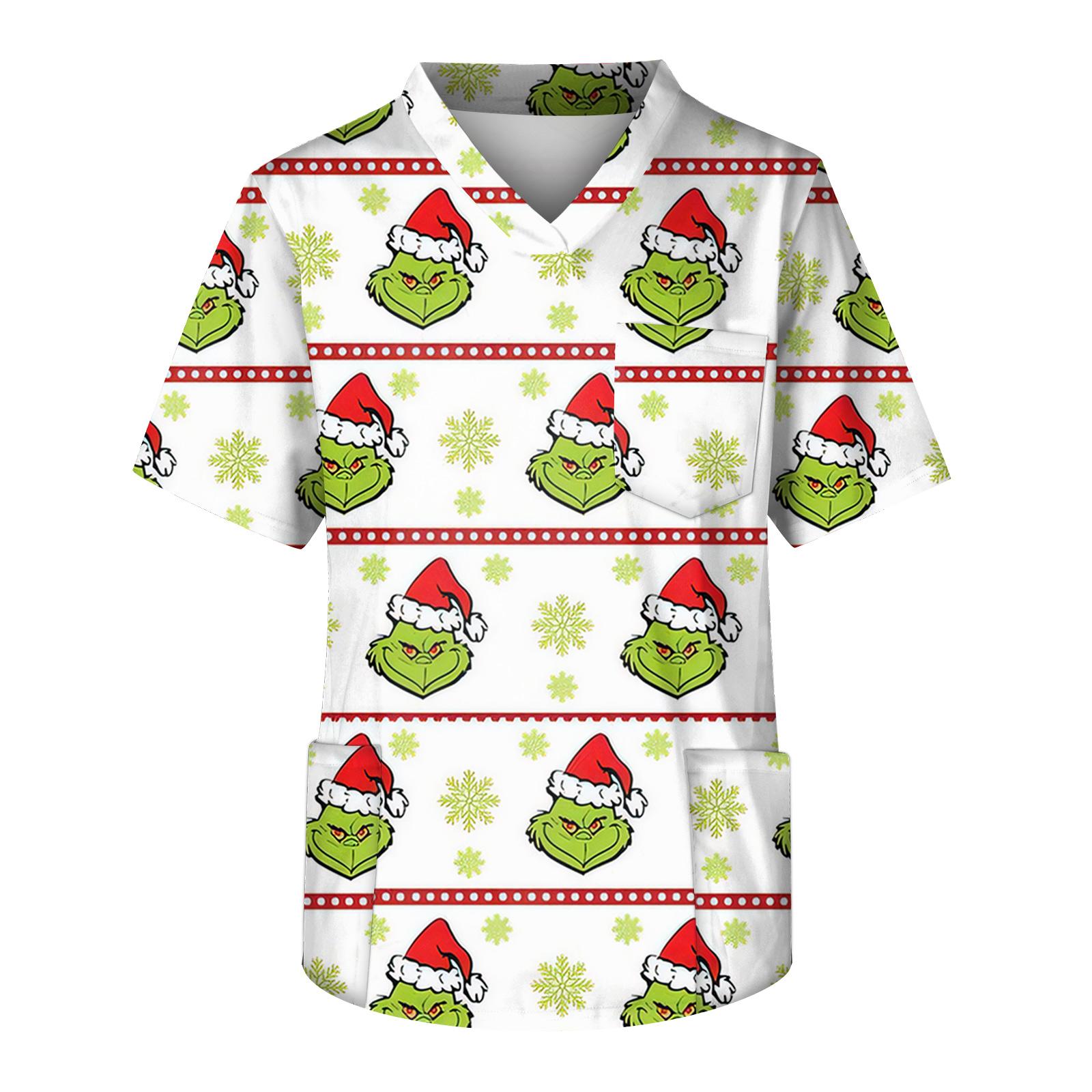 

Мужской топ с коротким рукавом, V-образным вырезом и принтом, нагрудным карманом XL белый