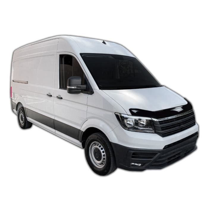 Bonnet Deflector - SCOUTT - Volkswagen Crafter - ABS Plastic - Easy Installation - Black
