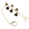 Hanging Cotton Rope Dollbell Dog Training Bells Hand Knitted Hanging Dollbell Bronze