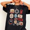 2026 HEISSER SOMMERMODE TRENDIGES T-SHIRT Off Campus Handgezeichnete Illustrationen Stil Unisex Shirt Herren Damen Baumwolle Rundhals-T-Shirt