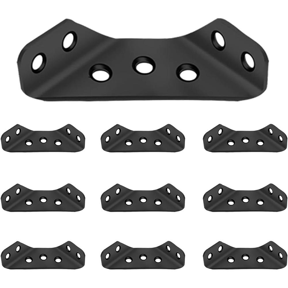 Furniture Corner Connector Angle Corner Brackets Chair Drawer Shelf Joint Support Stainless Steel Fixed Brackets Fasteners