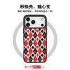 Applicable To Apple 17Pro Mobile Phone Case, Advanced Sense 16 Replaceable Back Plate 15promax Magnetic Mobile Phone Case, Poker Red.