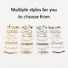 Fashion Metal Shoe Charms Luxury Diamond Pearl Sneaker Charms Gold Silver Shoe decoration DIY Shoelaces Buckles Shoes Accesories