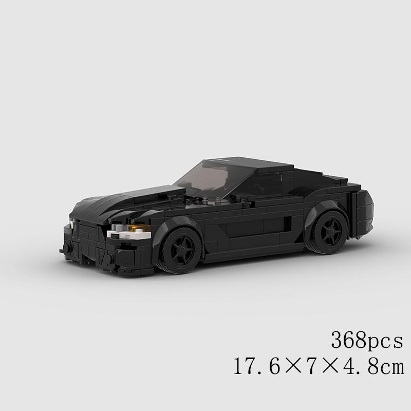 MOC Viteză Sport Super Mașină de Curse Model Blocuri de Construcție Cărămizi DIY Oraș Tehnic Raliu Mare Vehicul de Curse Cadou de Crăciun Jucărie