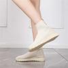 Fashion Lace-free Without Laces Beige Boot For Women Vulcanize Comfortable Shoes Womens Breathable Sneakers Husband Sport