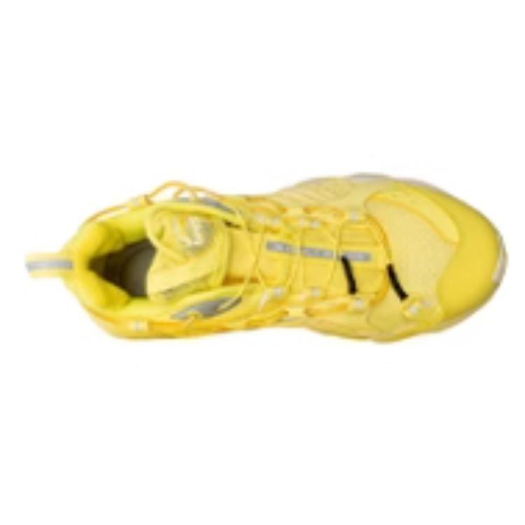 Li Ning X Claw Cushioning Slip Resistant Cushioning Slip Resistant Low Top Casual Shoes Women's Cream Yellow AGLQ014-15