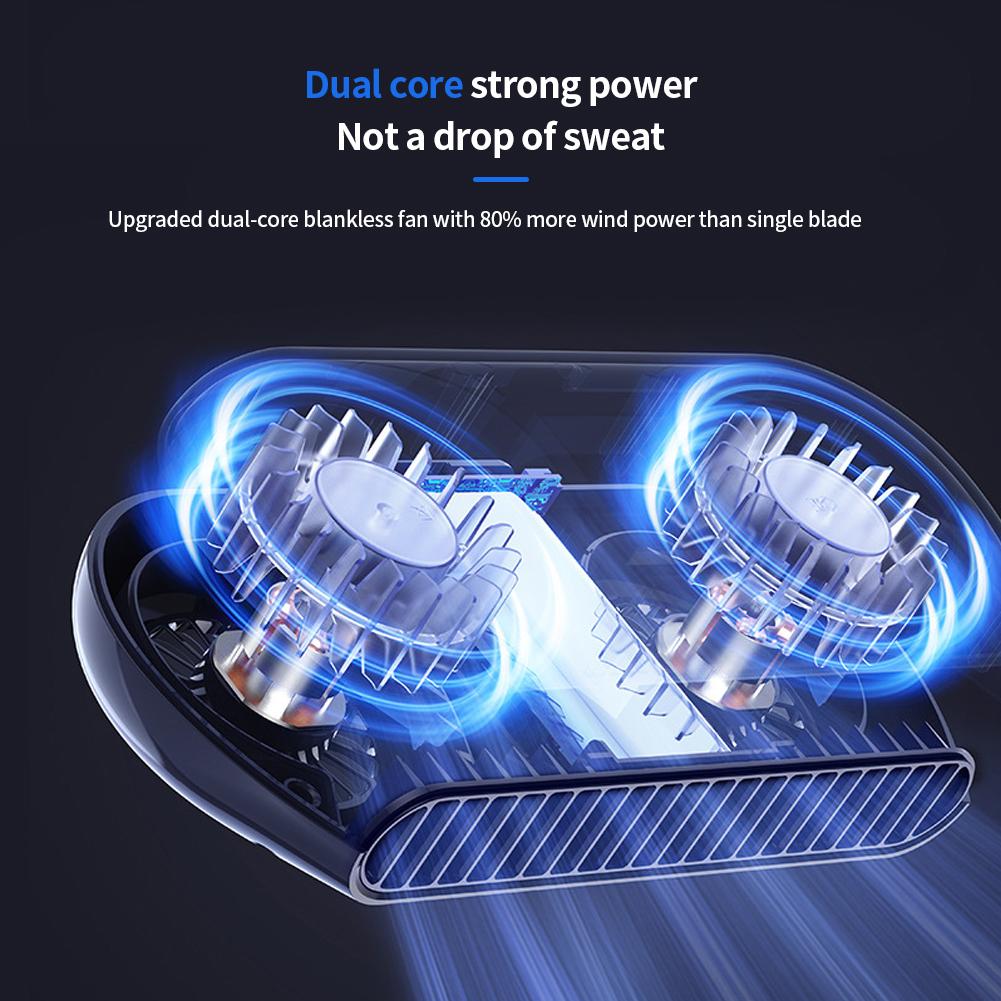 Electric Car Fan USB Fan No Blades Low Noise Air Circulation Tabletop Adjustable Use Car Car Vehicle Fan And 360° Products Q1L7