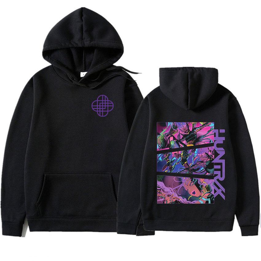 K-pop Demon Hunters Manga Graphics Sweatshirts Mens Women Harajuku High Quality Oversized Loose Casual Pullovers
