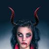 Fashion Devil Horns Headband,Devil Costume for Women Girls,Halloween Fancy Dress Cosplay Hairband