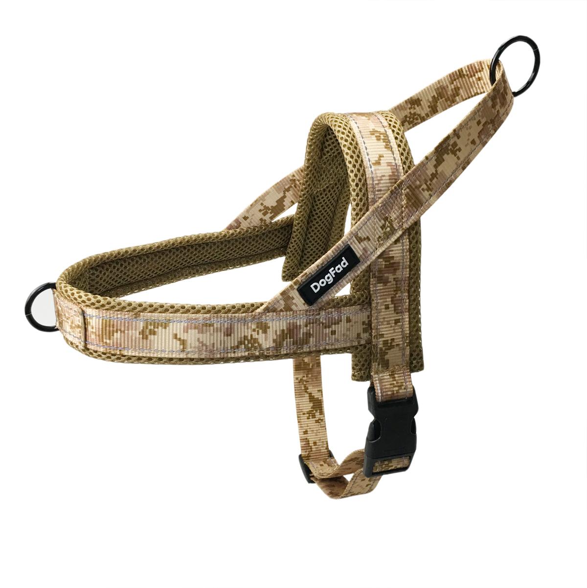 Niet-trekkende Hondentuigjes Mesh voering Verstelbaar Huisdier Wandel Trainingsvest Voor Kleine Middelgrote Grote honden Reflecterend Nylon riem XS