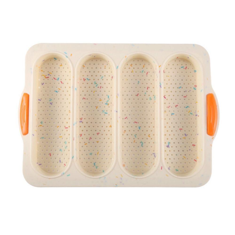 Easy Clean Baking Pan Tray Heat Resistant Bread Mold Professional Bake Mold  Hot Dog Buns