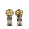 Used TIFFANY&Co. Earring Groove Do Silver925/K18 Gold 8.1g Silver Gold Combination