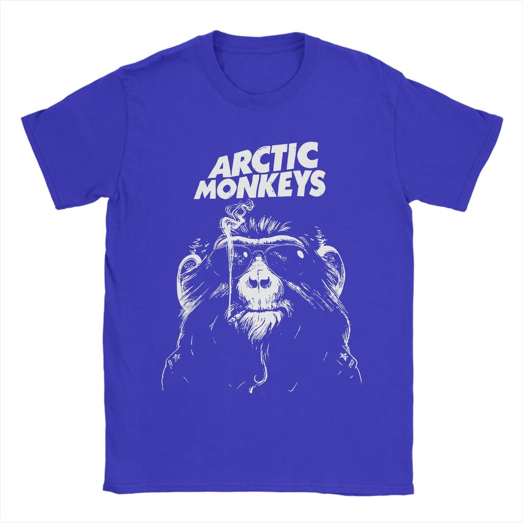 Vintage A-Arctic Monkeys T-Shirts for Men Round Neck Cotton T Shirt Music Short Sleeve Tee Shirt 4XL 5XL 6XL Clothes