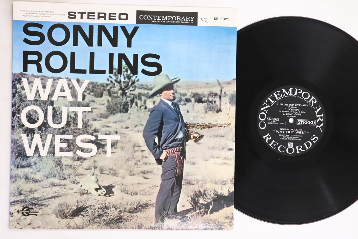 

LP Record SONNY ROLLINS - Way Out West SR3025 CONTEMPORARY 1969 Japan Jazz Used
