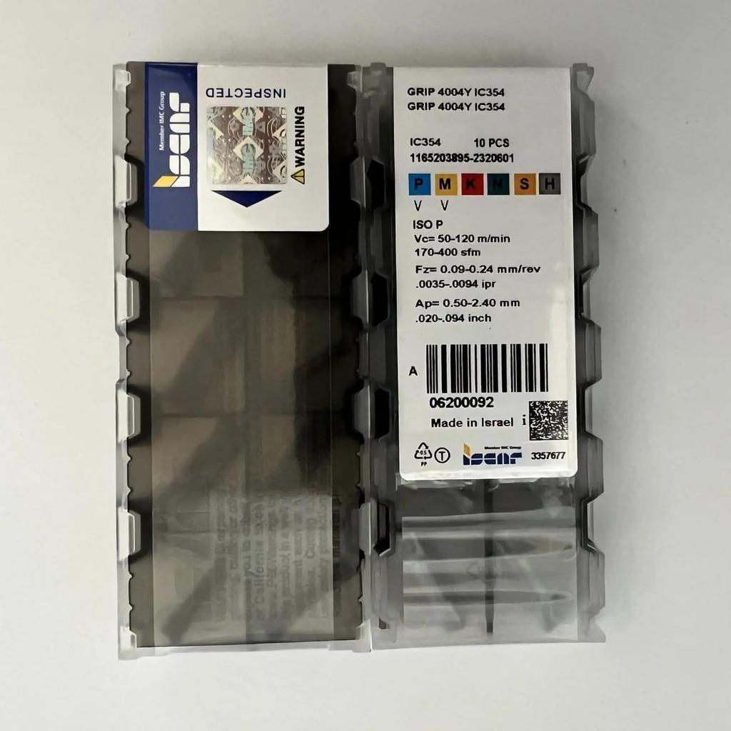 ISCAR / GRIP4004Y IC354  /Industrial indexable Carbide Inserts 10 PCS