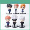 6pcs Set Jujutsu Kaisen Gojo Satoru Kugisaki Action Figures Perfect For Collectors And Kids Gifts