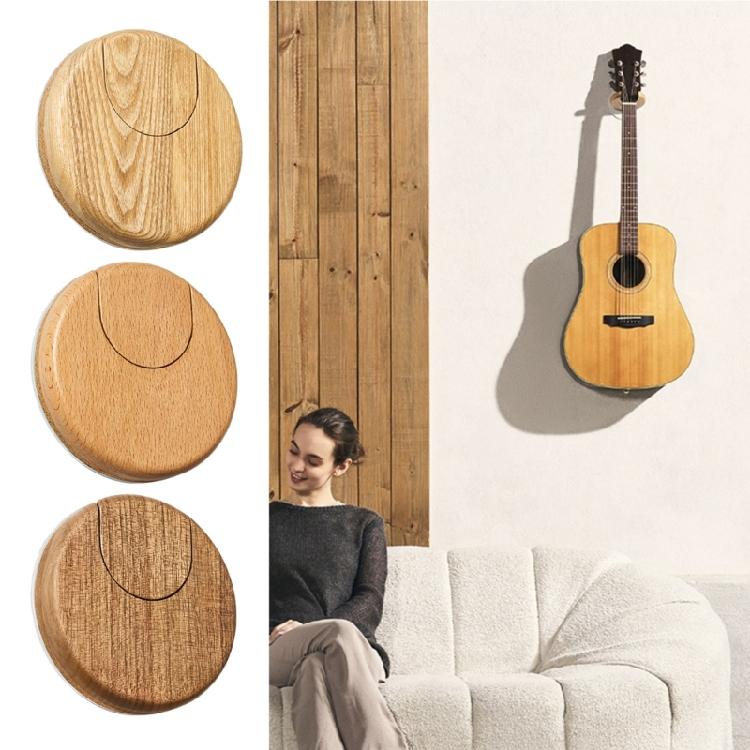 Multipurpose Wooden Wall Hook For Musical Instruments Modern Home Decoration Effortlessly Installation Clutter